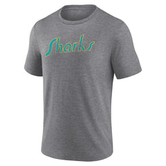 San Jose Sharks Wraparound Tri-Blend T-Shirt - Heather Gray | NHL online