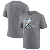 Tampa Bay Lightning Wraparound Tri-Blend T-Shirt - Heather Gray | NHL Lifestyle