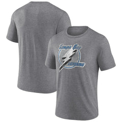 Tampa Bay Lightning Wraparound Tri-Blend T-Shirt - Heather Gray | NHL Lifestyle