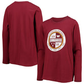Washington Commanders Youth Secondary Logo Long Sleeve T-Shirt - Burgundy - NFL
