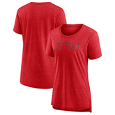 Detroit Red Wings Women's Slow Whistle Tri-Blend T-Shirt - Red | NHL sale