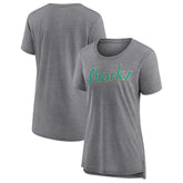 San Jose Sharks Women's Slow Whistle Tri-Blend T-Shirt - Gray | NHL on sale