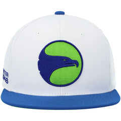 Mitchell & Ness Atlanta Hawks Hardwood Classics Snapback Hat White/Royal
