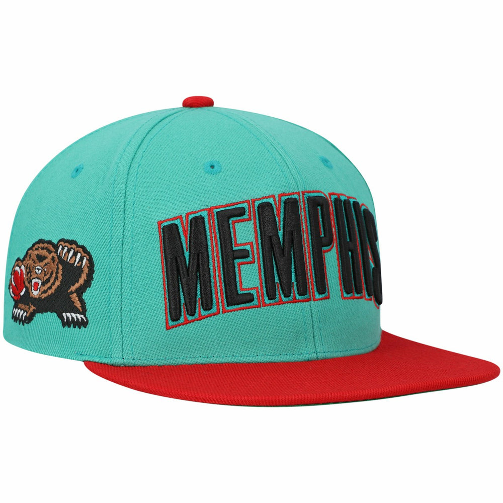 Mitchell & Ness Memphis Grizzlies Hardwood Classics Snapback Hat Teal