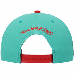 Mitchell & Ness Memphis Grizzlies Hardwood Classics Snapback Hat Teal