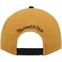 Mitchell & Ness Philadelphia 76ers Hardwood Classics Snapback Hat Gold/Black