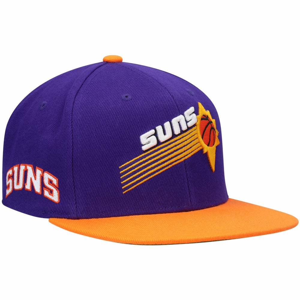 Mitchell & Ness Phoenix Suns Hardwood Classics Snapback Hat Purple/Orange