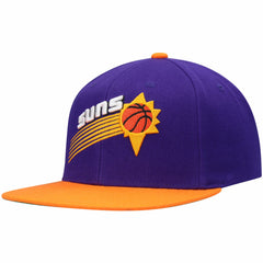 Mitchell & Ness Phoenix Suns Hardwood Classics Snapback Hat Purple/Orange