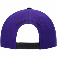 Mitchell & Ness Sacramento Kings Hardwood Classics Snapback Hat Purple/Black