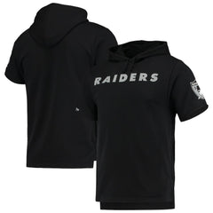 Las Vegas Raiders Game Day Hoodie T-Shirt - Black - Mitchell & Ness