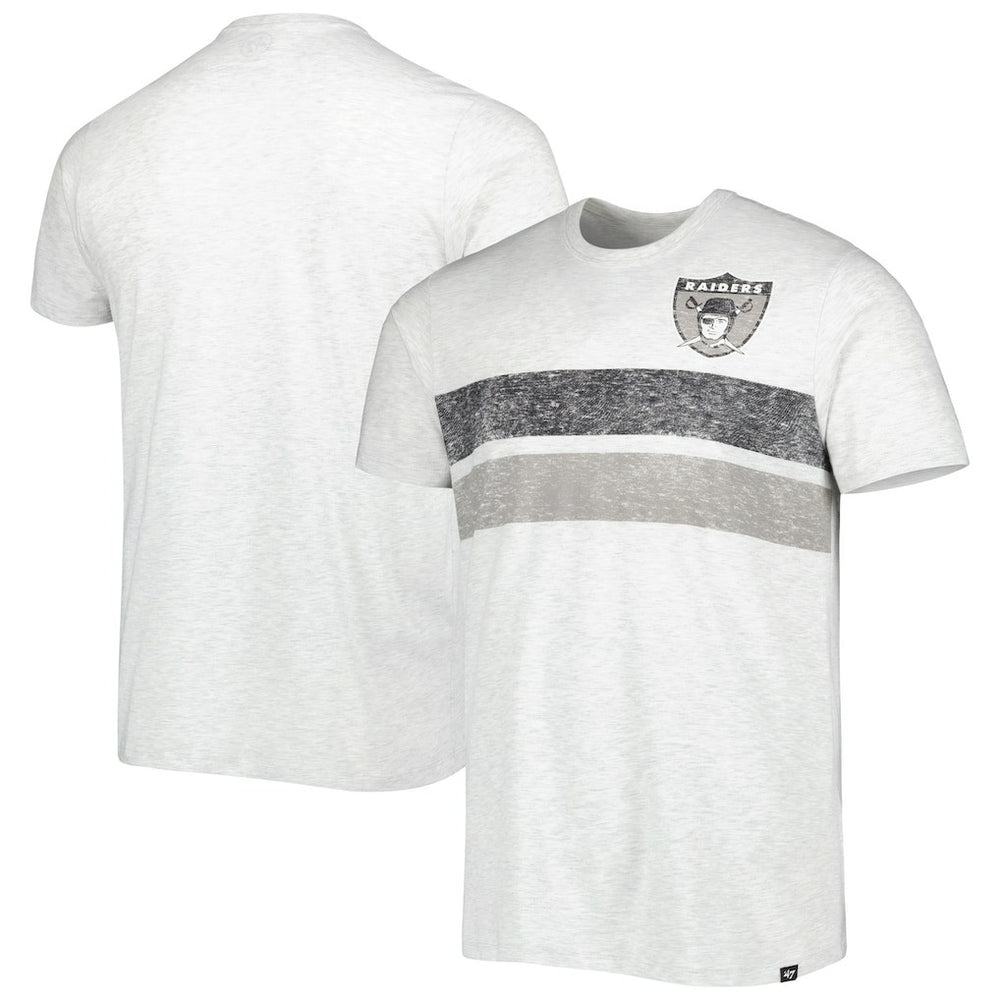 Las Vegas Raiders '47 Franklin Bars Bond T-Shirt - Heathered Gray - 47 brand