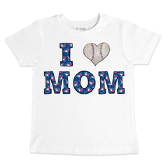 Toronto Blue Jays Tiny Turnip Youth Heart Mom T-Shirt for sale