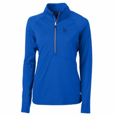 Los Angeles Dodgers Cutter & Buck Women's Adapt Eco Knit Stretch Half-Zip Pullover Top Near Me