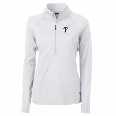 Philadelphia Phillies Cutter & Buck Women's Adapt Eco Knit Stretch Half-Zip Pullover Top Near Me