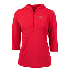 Chicago Cubs Cutter & Buck Women's Virtue Eco Pique 3/4 Sleeve Half-Zip Pullover Hoodie Near Me