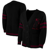 Miami Heat NBA x Keiser Clark No Caller ID Button-Up Cardigan Black/Red