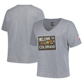 Colorado Rockies New Era Women's City Connect Plus Size V-Neck T-Shirt Online