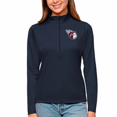 Cleveland Guardians Antigua Women's Tribute Quarter-Zip Pullover Top Sale