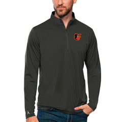 Baltimore Orioles Antigua Tribute Quarter-Zip Pullover Top Online