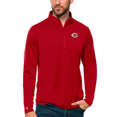 Cincinnati Reds Antigua Tribute Quarter-Zip Pullover Top Near Me
