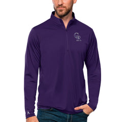 Colorado Rockies Antigua Tribute Quarter-Zip Pullover Top Near Me