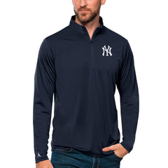 New York Yankees Antigua Tribute Quarter-Zip Pullover Top Near Me