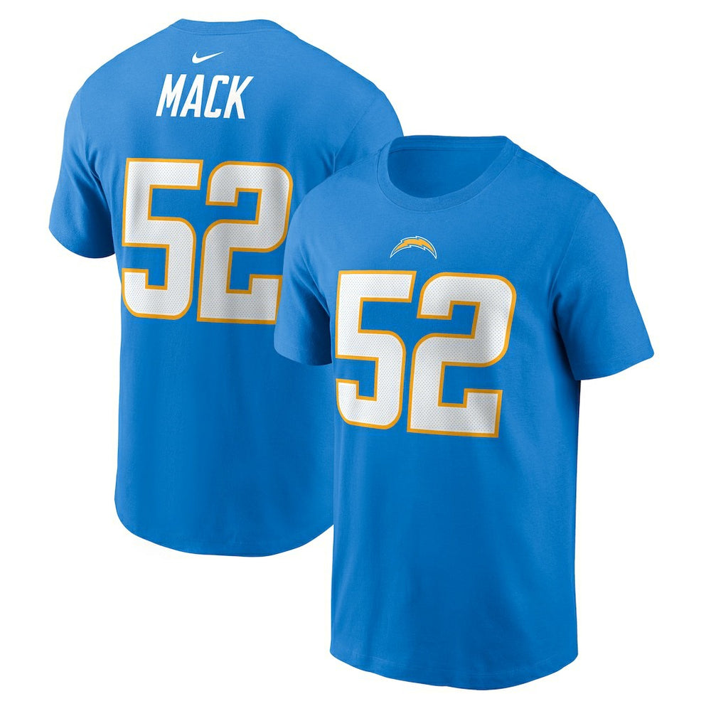 Khalil Mack Los Angeles Chargers Player Name & Number T-Shirt - Powder Blue - Nike