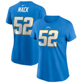 Khalil Mack Los Angeles Chargers Women's Player Name & Number T-Shirt - Powder Blue - Nike
