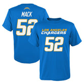 Khalil Mack Los Angeles Chargers Youth Mainliner Player Name & Number T-Shirt - Powder Blue - NFL