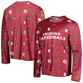 Arizona Cardinals FOCO Holiday Repeat Long Sleeve T-Shirt - Cardinal - NFL