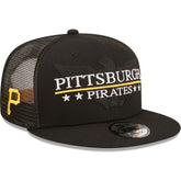 Pittsburgh Pirates New Era Patriot Trucker 9FIFTY Snapback Hat Discount