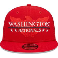 Washington Nationals New Era Patriot Trucker 9FIFTY Snapback Hat Sale