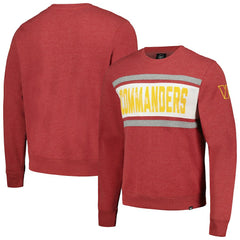 Washington Commanders '47 Bypass Tribeca Pullover Sweatshirt - Heathered Burgundy - 47 brand