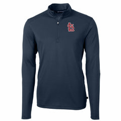 St. Louis Cardinals Cutter & Buck Big & Tall Virtue Eco Pique Quarter-Zip Pullover Jacket Near Me