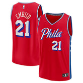 Fanatics Joel Embiid Philadelphia 76ers Fast Break Replica Player Jersey Statement Edition Red