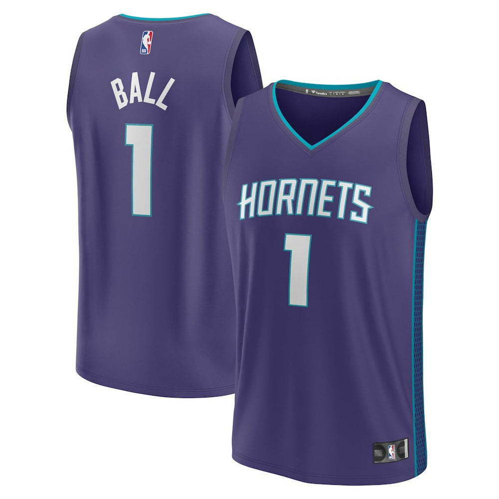 Fanatics LaMelo Ball Charlotte Hornets Fast Break Replica Player Jersey Statement Edition Purple