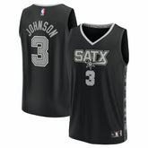 Fanatics Keldon Johnson San Antonio Spurs Fast Break Replica Player Jersey Statement Edition Black