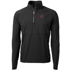 Cincinnati Reds Cutter & Buck Adapt Eco Knit Hybrid Recycled Quarter-Zip Pullover Jacket Near Me