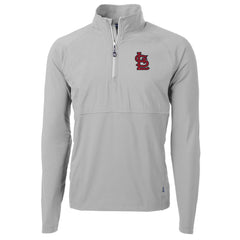 St. Louis Cardinals Cutter & Buck Adapt Eco Knit Hybrid Recycled Quarter-Zip Pullover Jacket Online