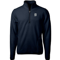 Detroit Tigers Cutter & Buck Cascade Eco Sherpa Fleece Quarter-Zip Pullover Jacket Online