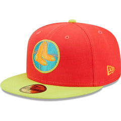 Boston Red Sox New Era Lava Highlighter Combo 59FIFTY Fitted Hat Near Me
