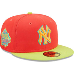 New York Yankees New Era Lava Highlighter Combo 59FIFTY Fitted Hat Near Me