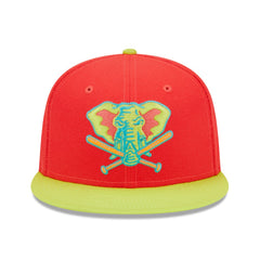 Athletics New Era 40th Anniversary Lava Highlighter Combo 59FIFTY Fitted Hat Discount