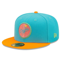 Los Angeles Dodgers New Era Vice Highlighter 59FIFTY Fitted Hat for sale