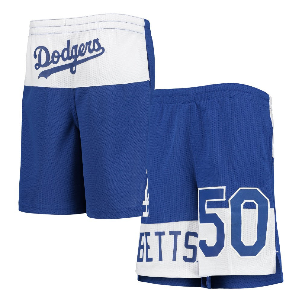 Mookie Betts Los Angeles Dodgers Youth Pandemonium Name & Number Shorts Online