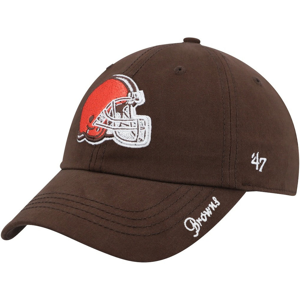 Cleveland Browns '47 Women's Miata Clean Up Primary Logo Adjustable Hat - Brown - 47 brand