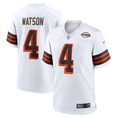 Deshaun Watson Cleveland Browns Alternate Game Jersey - White - Nike