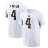 Deshaun Watson Cleveland Browns Player Name & Number T-Shirt - White - Nike