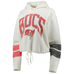 Tampa Bay Buccaneers '47 Women's Harper Pullover Hoodie - Oatmeal - 47 brand