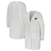 Arizona Cardinals WEAR by Erin Andrews Women's Cozy Lounge Cardigan Sweater - Cream - NFL
